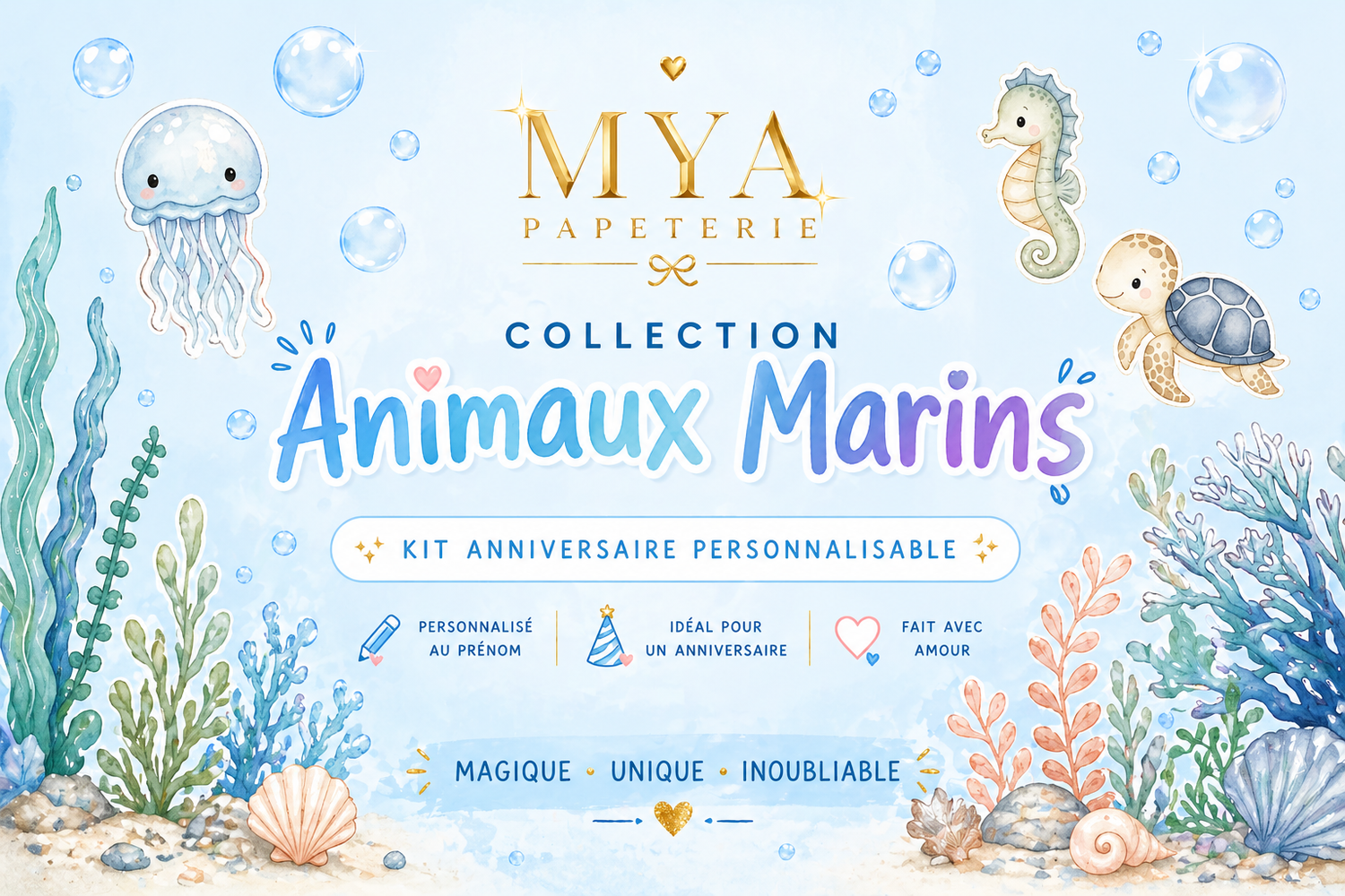 COLLECTION ANIMAUX MARINS 🐠
