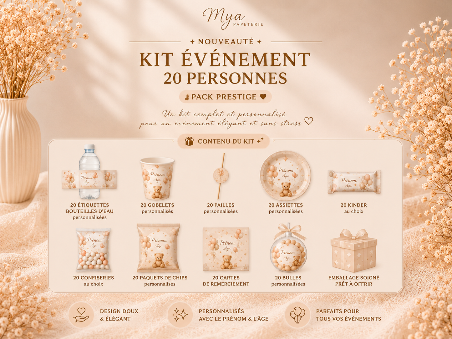 🎉 KIT 20 PERSONNES