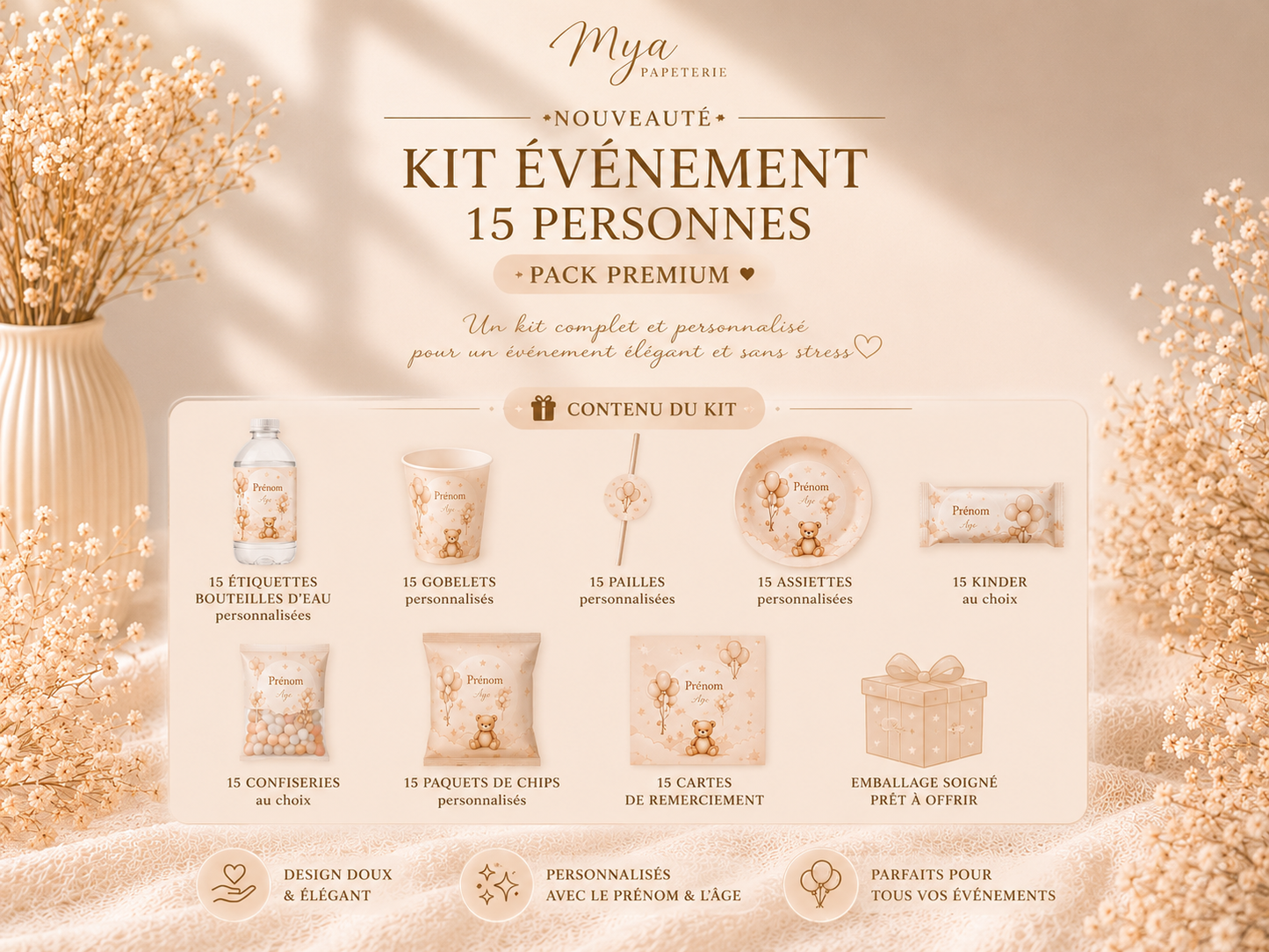 🎉 KIT 15 PERSONNES ⭐️
