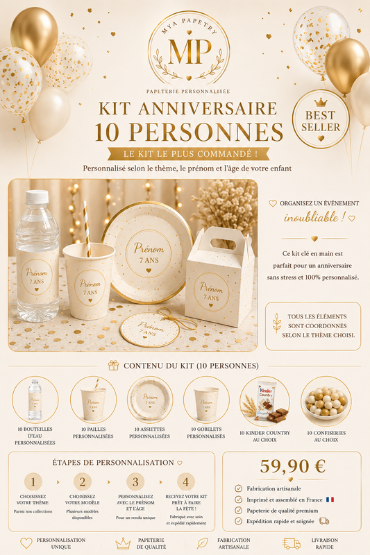 🎉 KIT 10 PERSONNES ⭐️