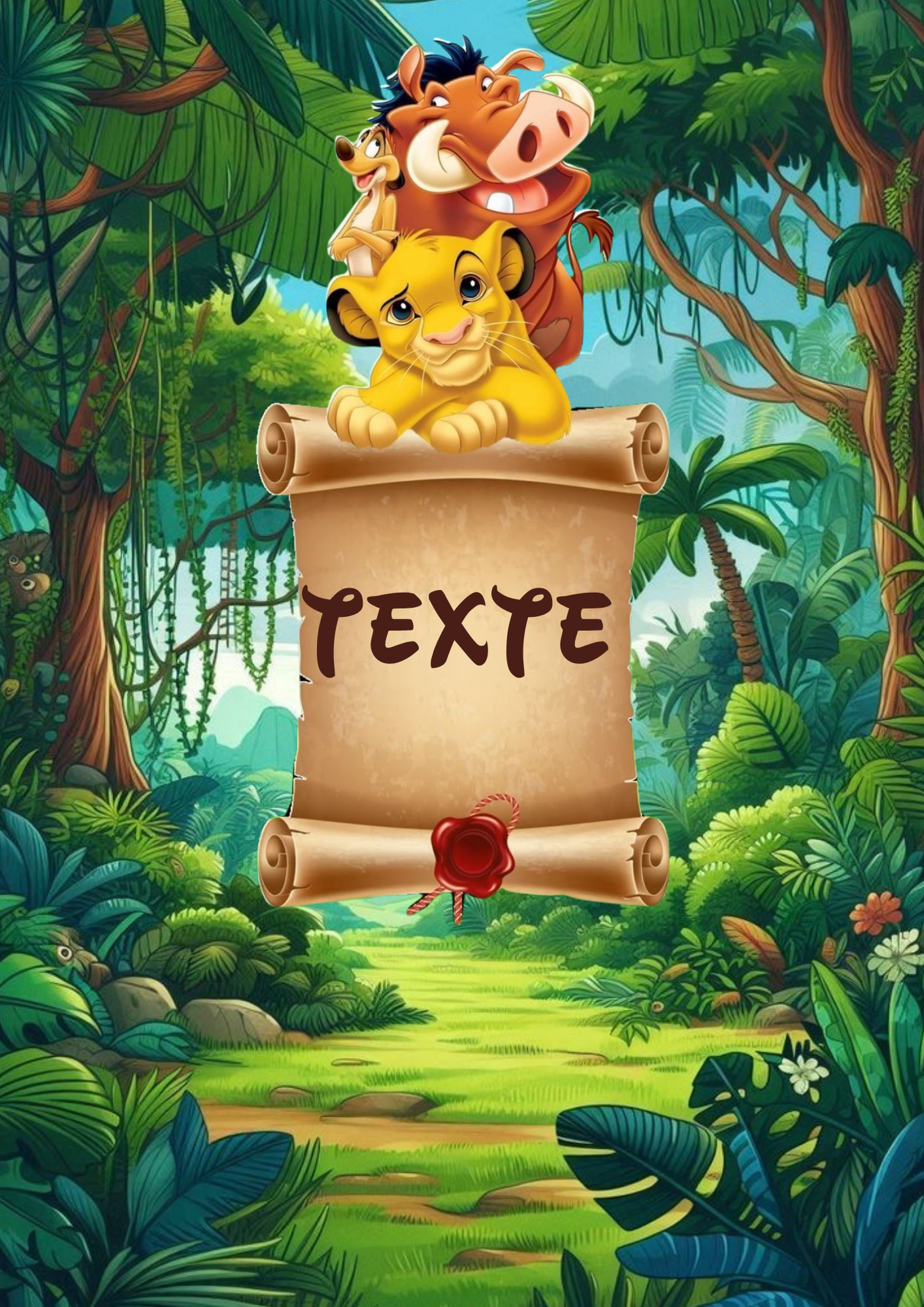 LE ROI LION MODÈLE 3