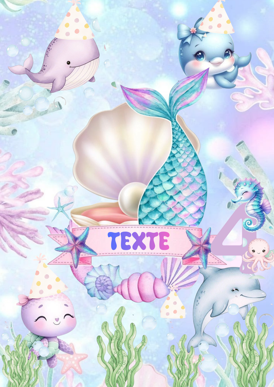 Animaux marins modèle 1